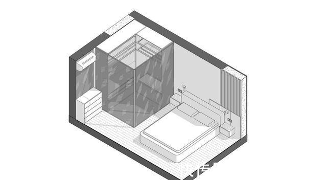 餐厨|现代两居,仅以黑灰两色,就打造出十足的高级感!