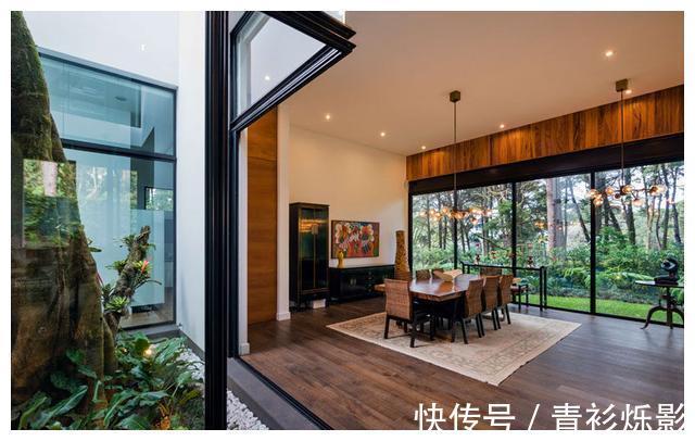 天花板|现代别墅装修设计,回归自然的林中别墅,也许这就是最后的归宿