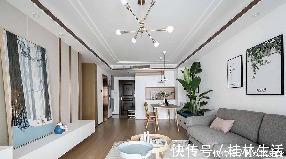 北欧风|看看人家的设计，110㎡简约北欧风，清新明亮有格调！美翻了