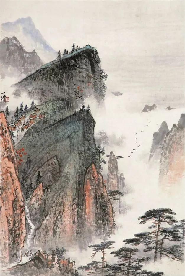  清清|这清清淡淡的山水，太养眼了，让你看一眼就爱上！