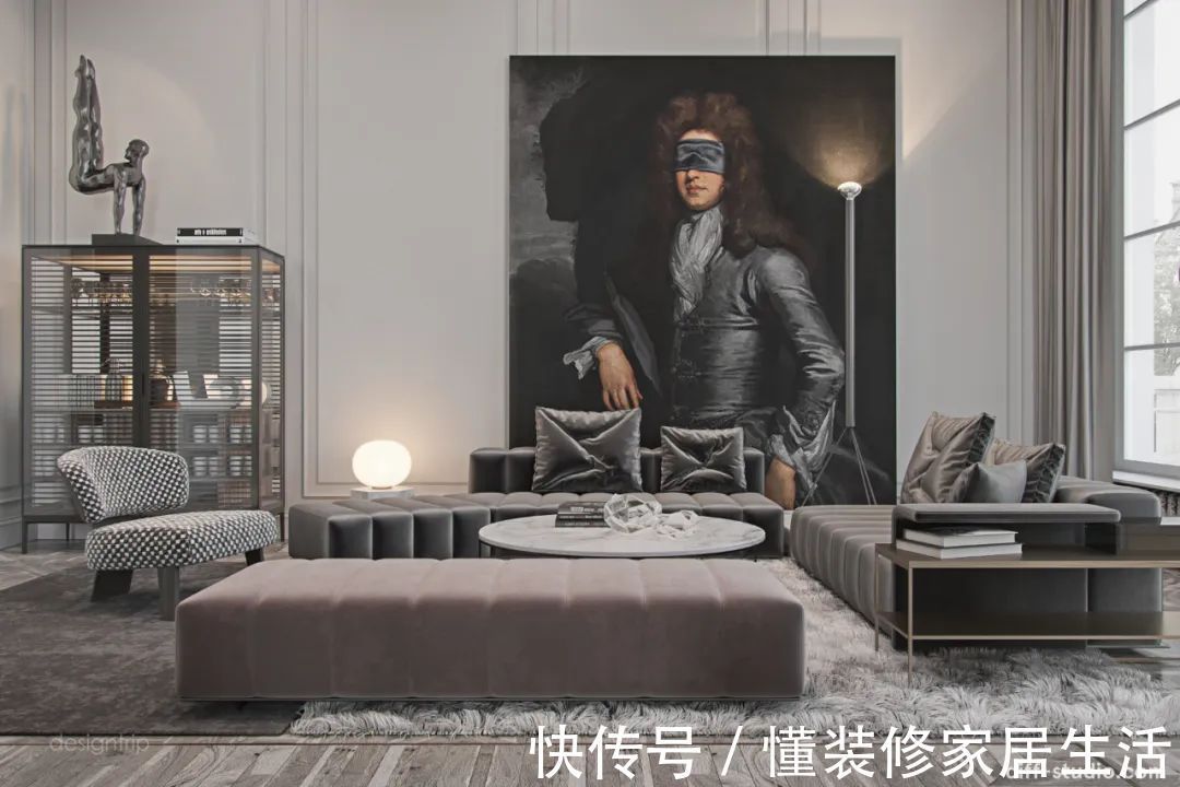 客厅|轻奢系客厅设计