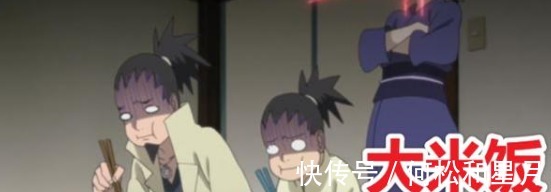 雏田|火影忍者家庭伙食鸣人吃雏田煮的沙拉拌饭，佐助吃小樱做的烤肉