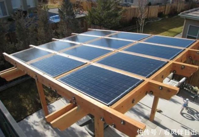 廊架|院子搭廊架也要有讲究,现封顶都用这种板,防雨隔热,一举多得