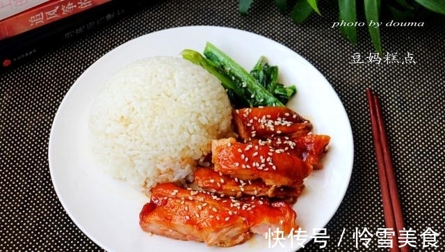 鸡腿肉|不用开火,教你10分钟做鸡腿饭!学会就不用叫外卖啦~