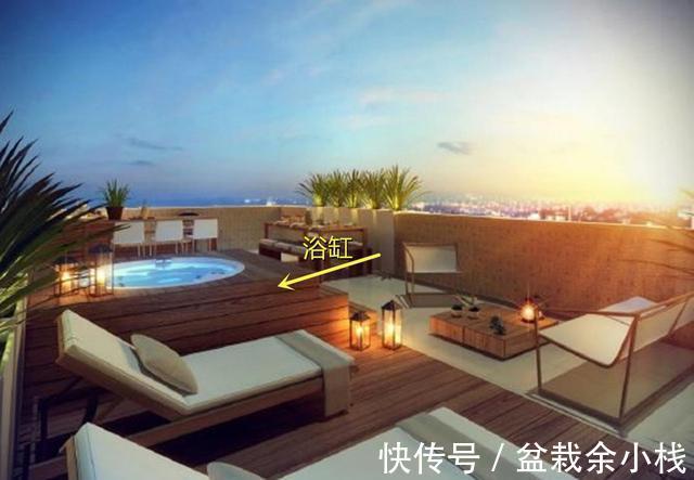 露台|房子住久了发现还是顶楼清净,露台搭廊架做喷泉花园,没人上来吵