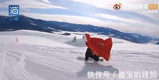 小美|“95后”汉服小姐姐滑雪像剑一样飞舞和仙女似的,网友:仙气飘飘