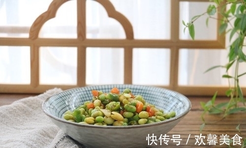 绿色安全食品|毛豆还只会水煮?照此做5分钟上桌,鲜香开胃又下饭,好吃到撑