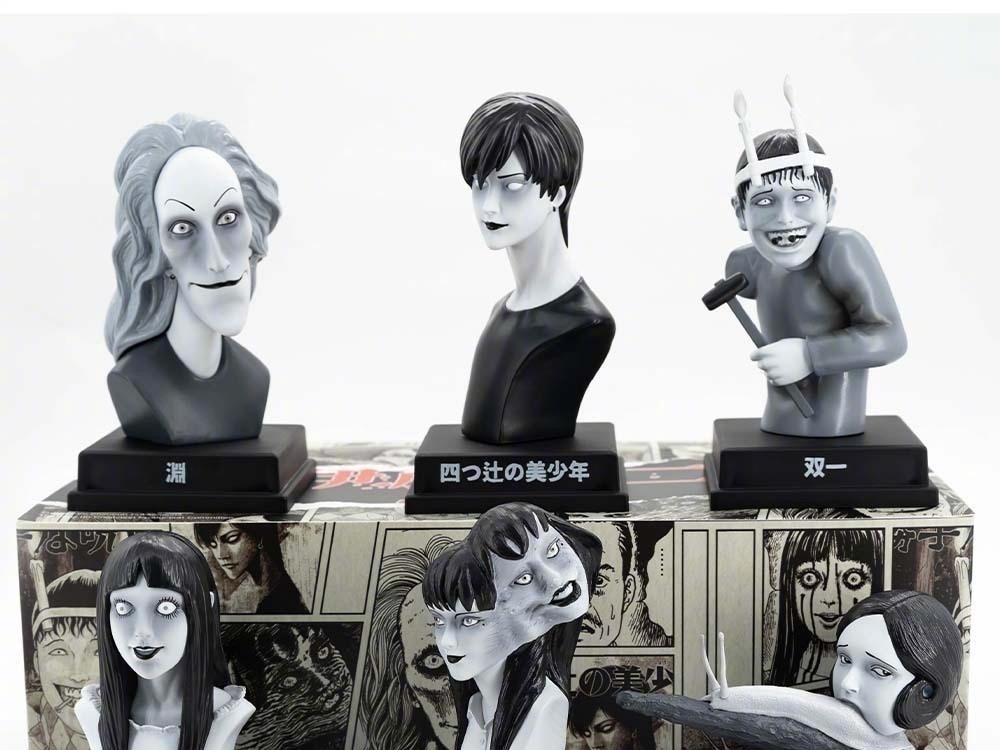 造型|伊藤润二漫画形象手办,富江采用经典造型,被称为“阴间手办”