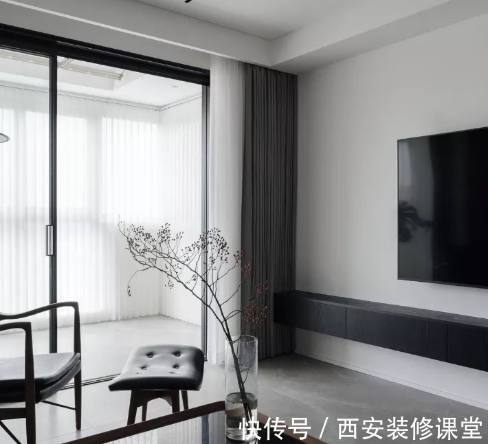 收纳|170㎡极简新中式,三口之家