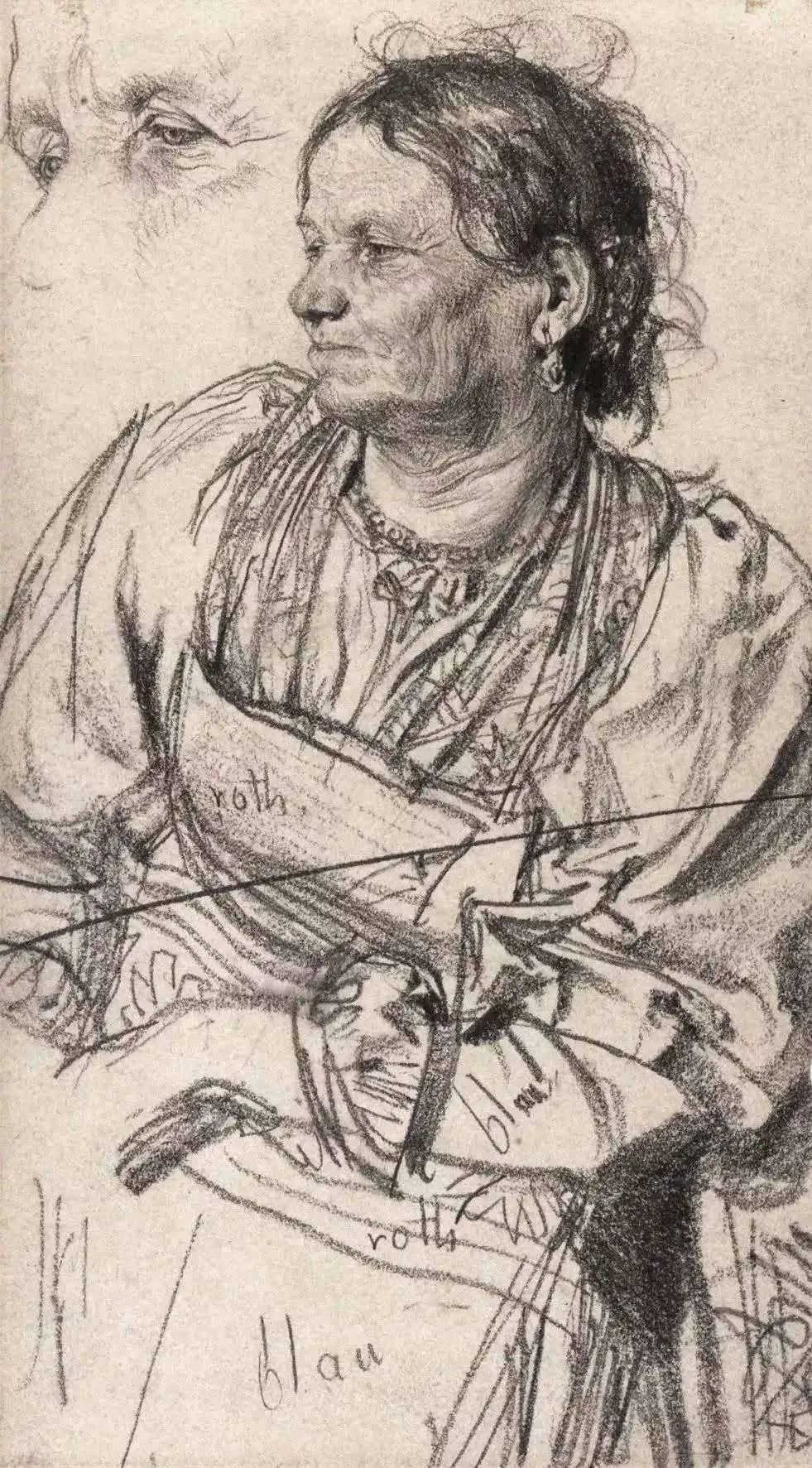  作品|门采尔素描下的底层人民