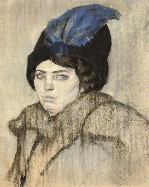 女人头像|荷兰现代主义的著名艺术家莱奥·格斯特尔——人物艺术作品