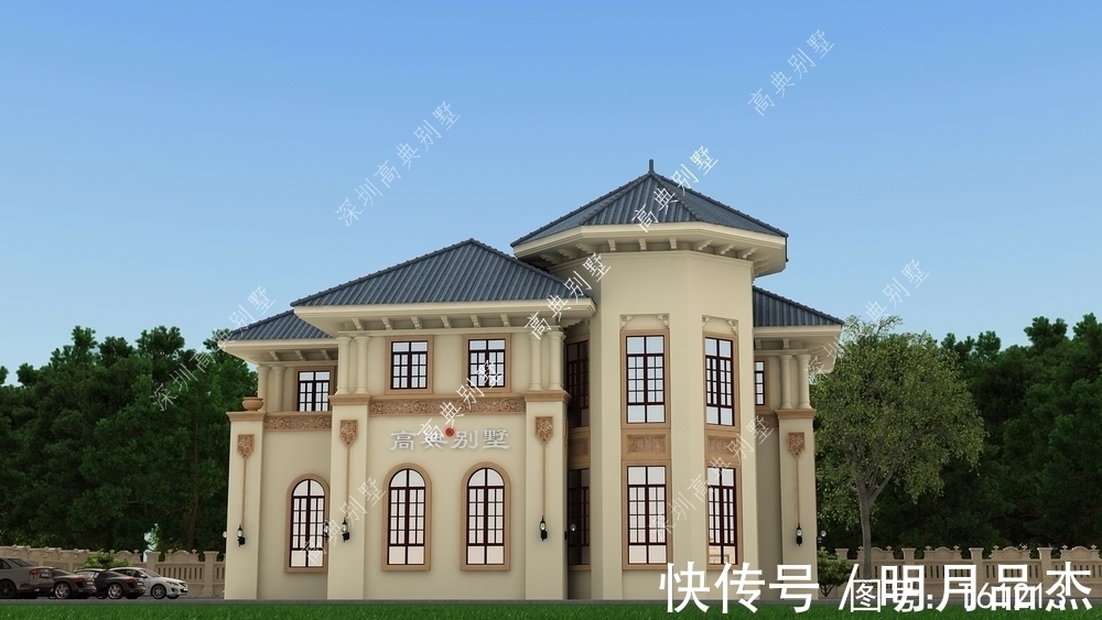 别墅|简约不简单的农村自建别墅，建在农村很有面子