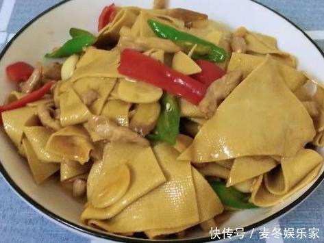 豆腐皮炒猪肉的家常做法,价格便宜,营养价值高!
