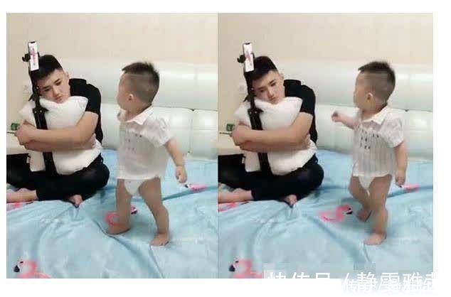 宝宝|宝宝晚上不让爸爸睡觉,爸爸想了一个办法,网友太有才了