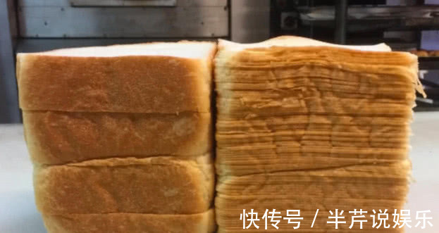 米其林大厨挑战刀工，一块面包切出80片，中国厨师默默拿出萝卜