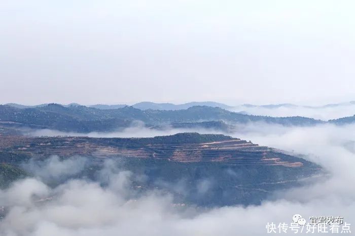 魅力陕西行·薄雾轻笼，若隐若现的宜君雾景，美醉了！