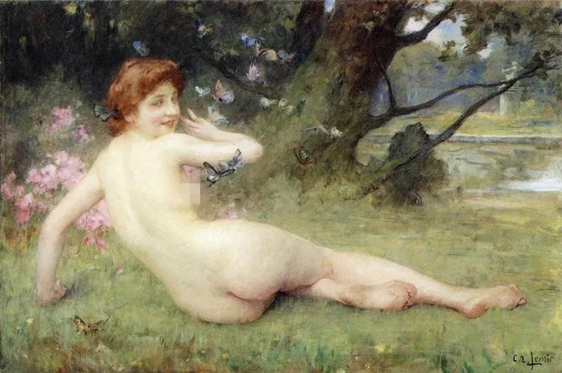法国画家 查尔斯笔下的仙女，用“风华绝代”形容，真不为过