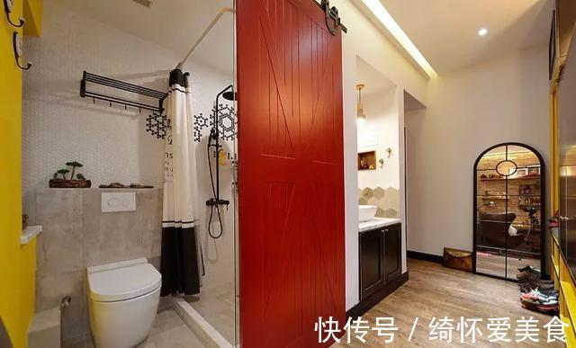 卫生间|上海夫妻家中的精致场面：40㎡两人居，全屋堪比电影中的场景