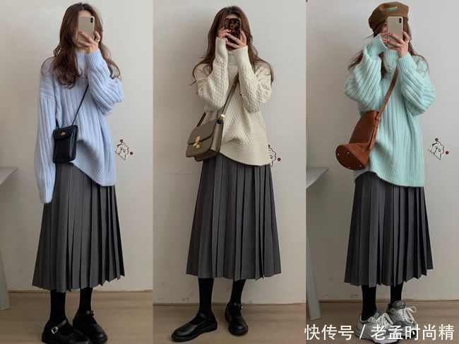 这位小姐姐的韩系穿搭，慵懒文艺又气质，看着太舒服