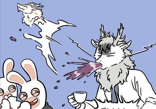 烈烈|非人哉:这龙形咖啡太帅,不过烈烈不喜欢,光好看有什么用?