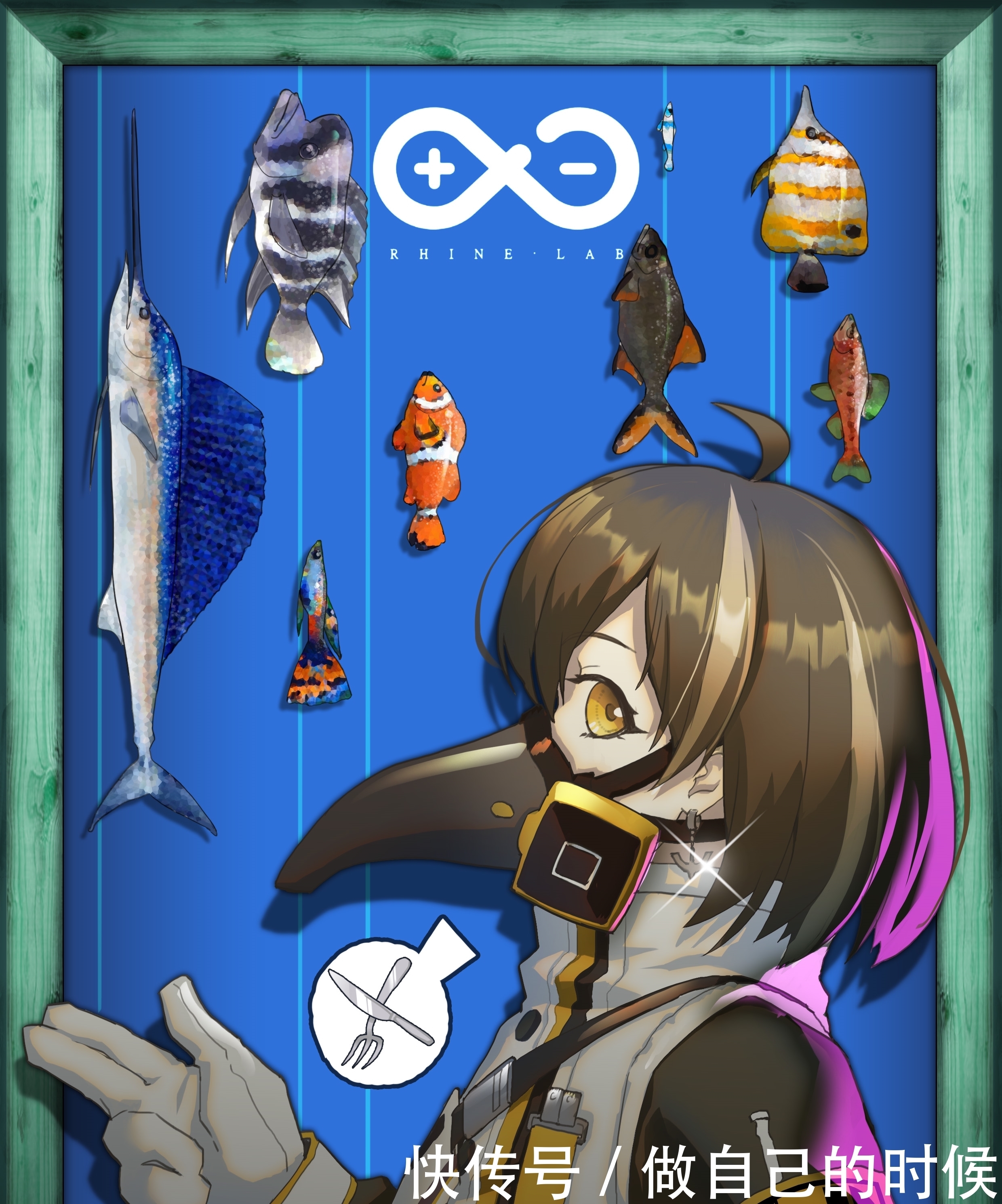 Pixiv，可怕却充满魅力。鸟嘴面具插画特辑