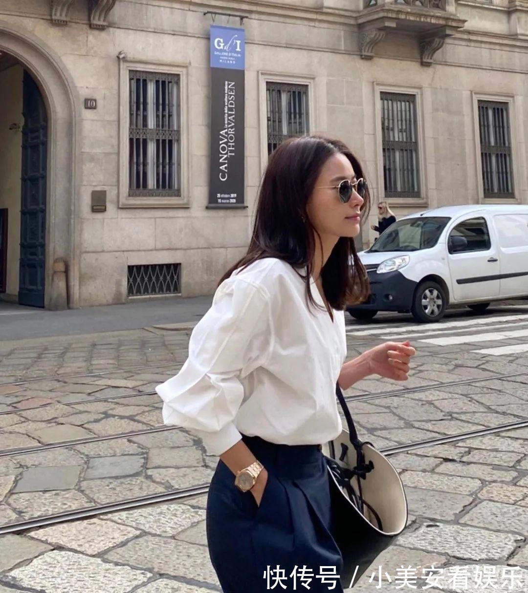 职场|她总是能把上班装穿出好质感，原来“搭配心机”都在这里！
