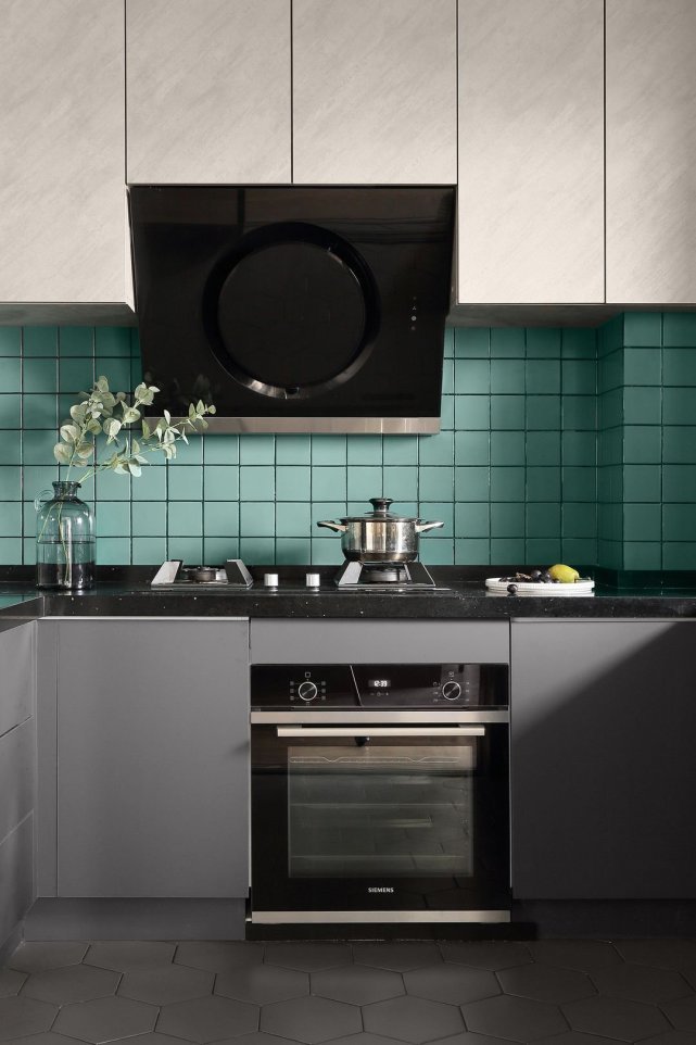 玄关|143平三居室要怎么装修才出其不意,选择复古风格准没错!