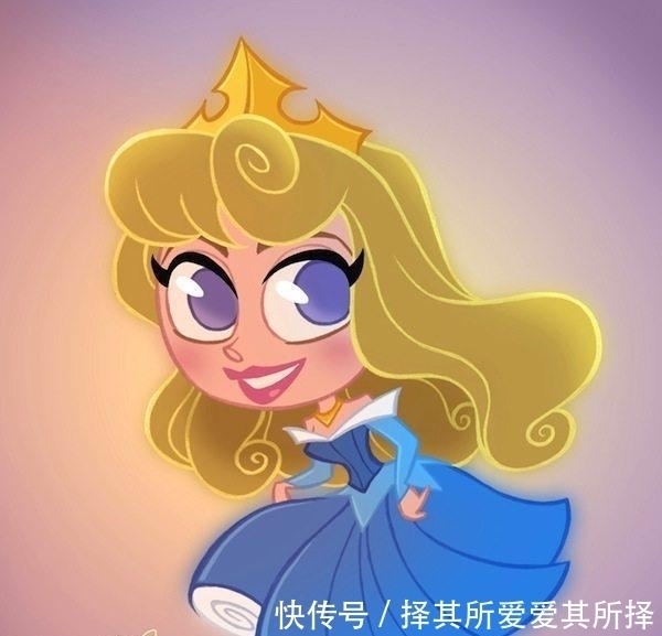 精灵|当迪士尼公主变成精灵,乐佩公主活泼俏皮,爱丽儿太可爱了