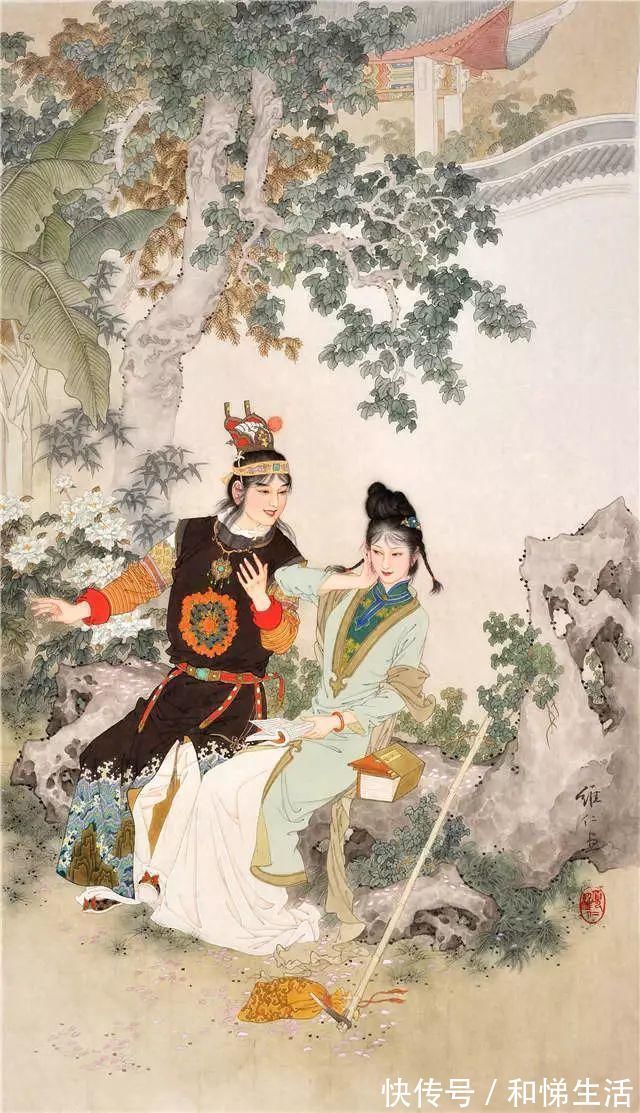 绘画|唯美彩墨勾勒中国故事,项维仁国画工笔欣赏!