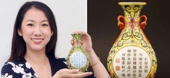 英国|英国花花1英镑买了乾隆时期的花瓶,是中国清朝文物价值8万英镑