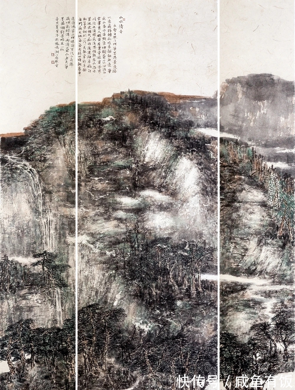 中国画|擅长山水，精于花鸟，张星斗中国画