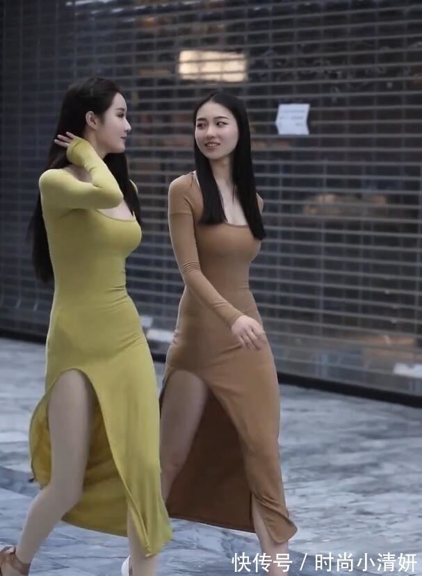 文艺女孩 有型有范的时尚长裙,映衬文艺女孩气息,不落俗套