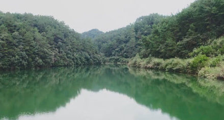 碧水|宛若世外桃源！这一湖碧水太治愈了！