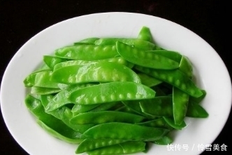 荷兰豆|炒荷兰豆时,很多人省去了一步,难怪荷兰豆炒的不好看,更不好吃
