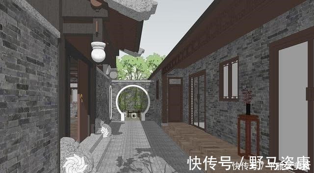 游廊|他花了69万，在村里建造了一座四合院，完工后，邻居都羡慕了