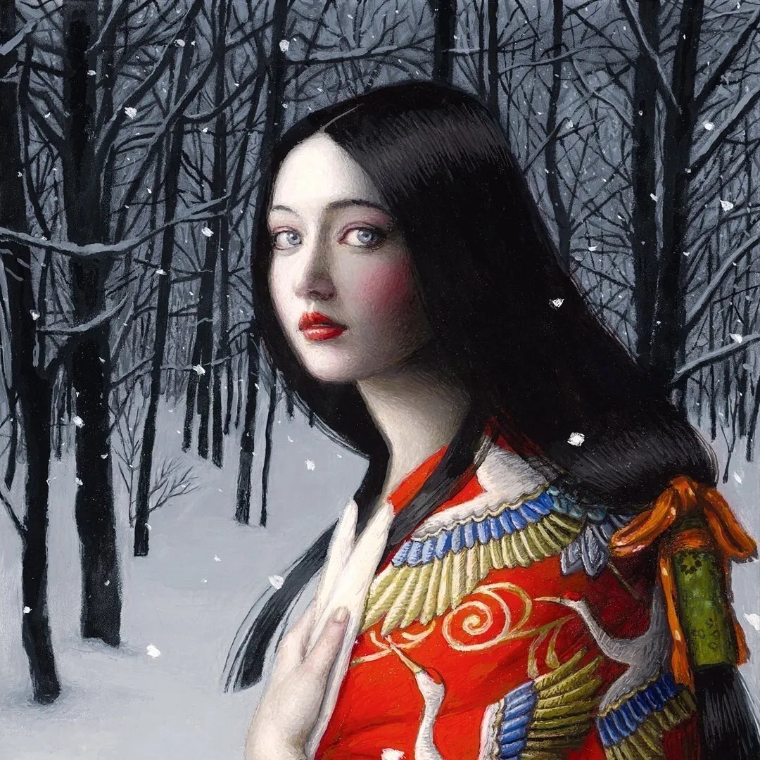 性感!太上头!她笔下的神秘唯美女子,比蜜桃还嫩!