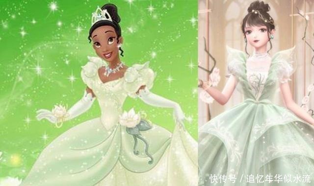 當迪士尼公主遇上閃耀暖暖,艾莎女王仙女本仙,花木蘭御姐范十足