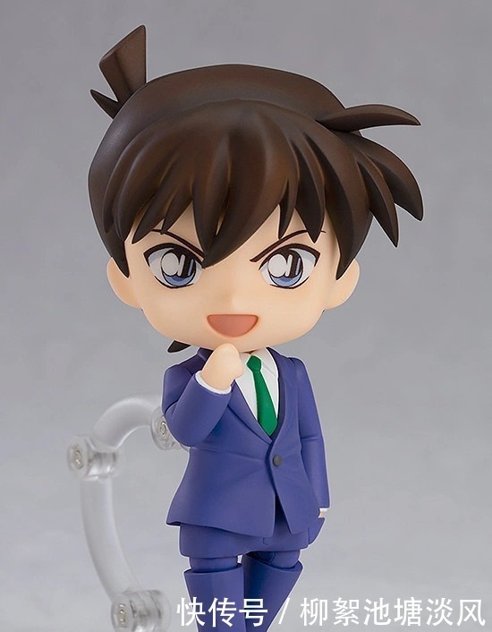黑衣组织|工藤新一的这款手办,阳光帅气,配上小兰更完美