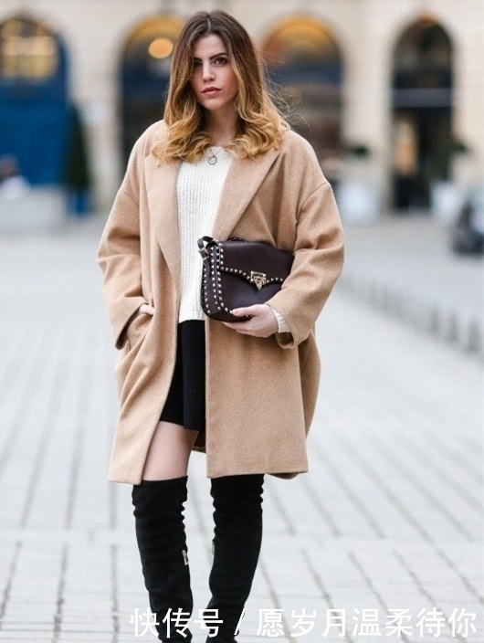 遇上黑色|谁说大冷天不能穿短裙?配一双长靴,冬季也要任性扮靓
