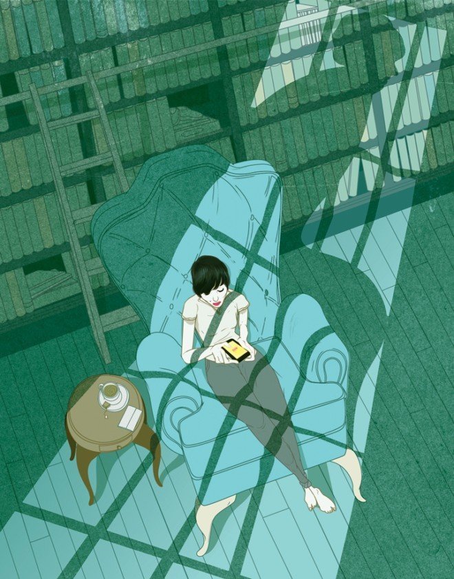 纽约视觉艺术学院#著名插画师马科斯的作品,好迷人!