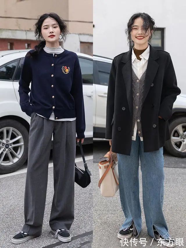 内紧外松 秋天上班穿什么?早秋通勤穿搭示范“随性风”，谁穿谁高级