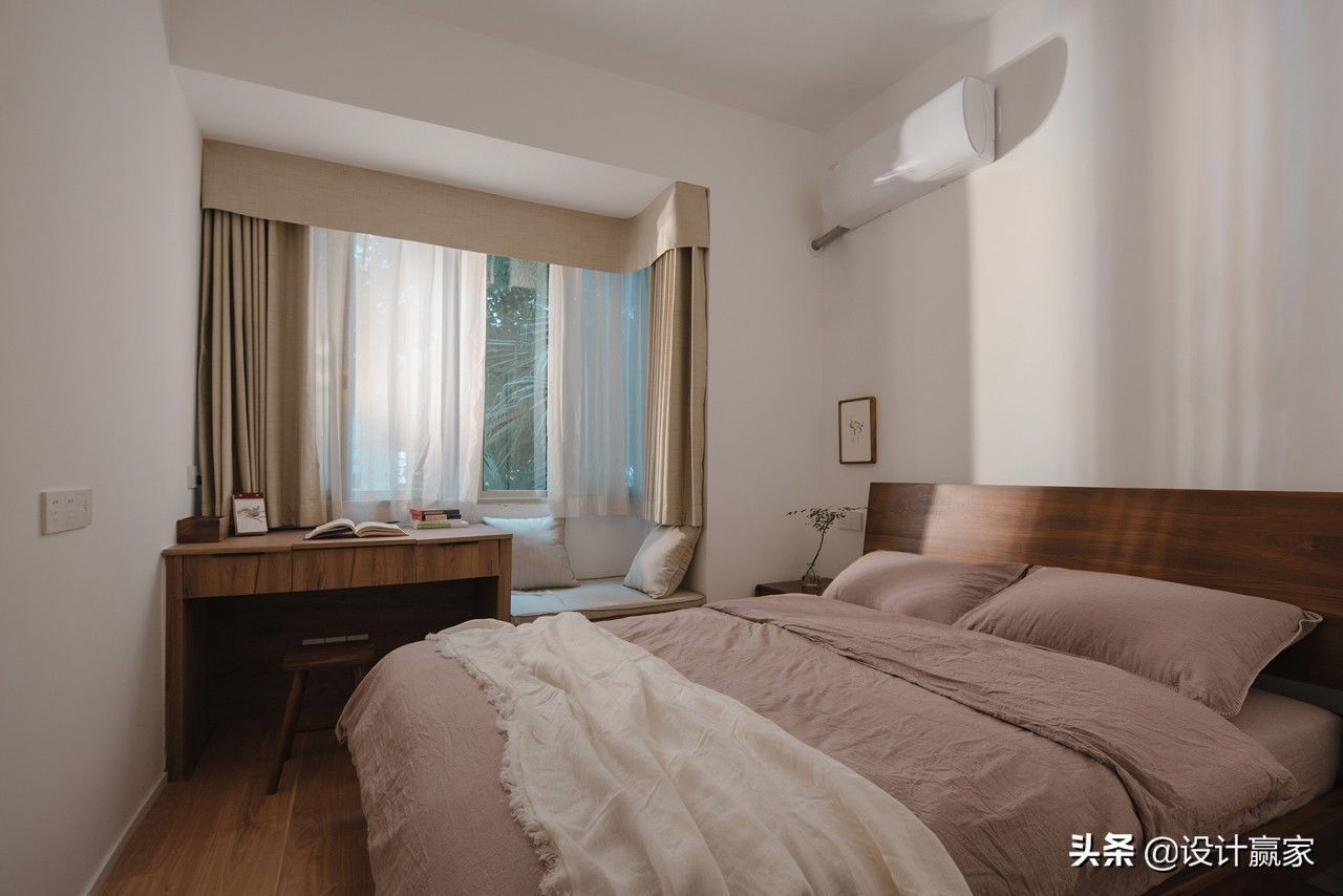 业主|109㎡极简中式,温润木质搭配沉稳灰色,呈现出宁静与质朴