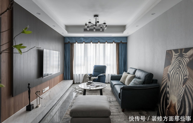 四居室|110平现代风四居室,均衡空间硬朗温馨得气息既简约又惊喜