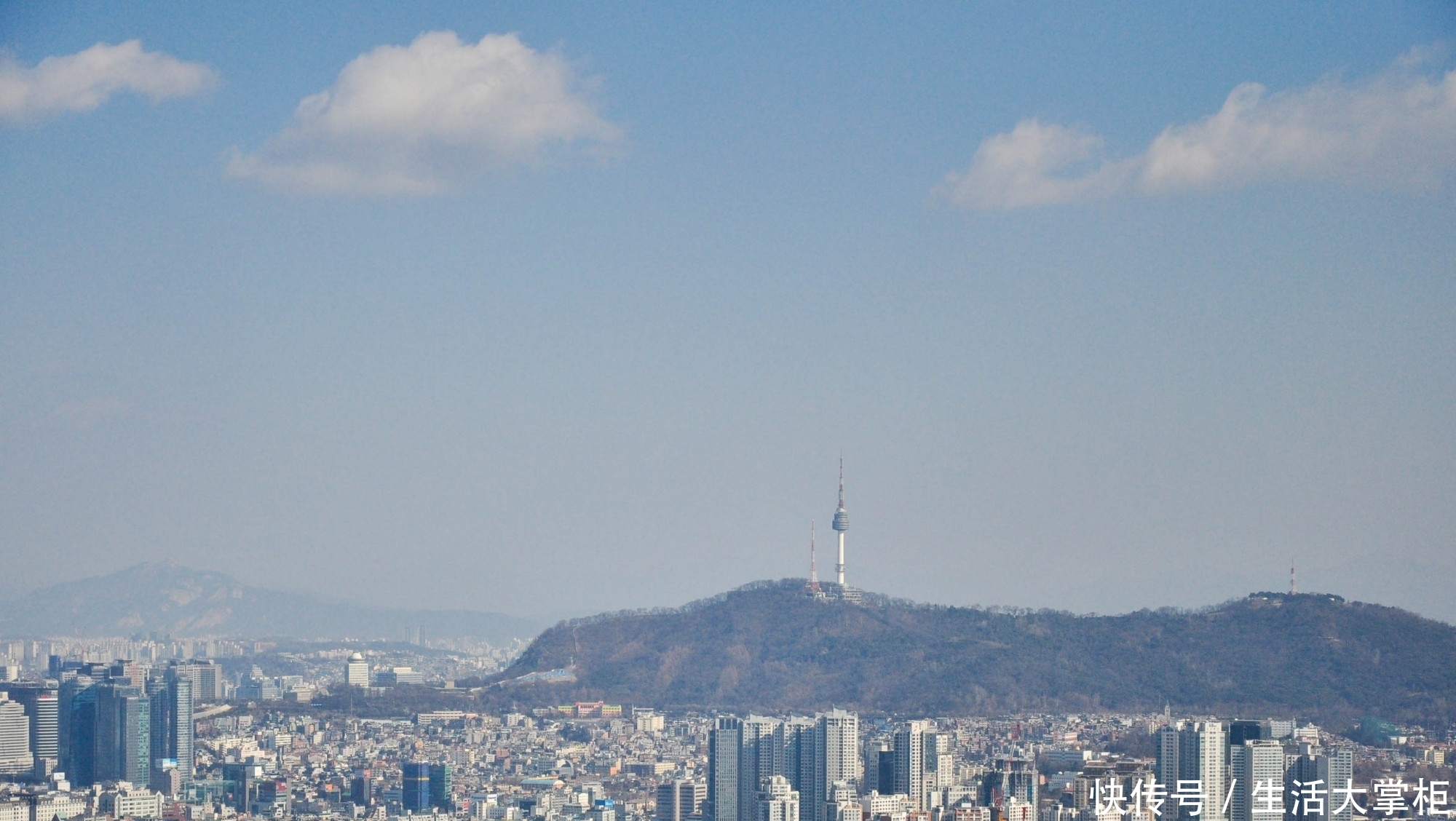 镜头中的韩国首尔街景，原来发达国家也如此接地气