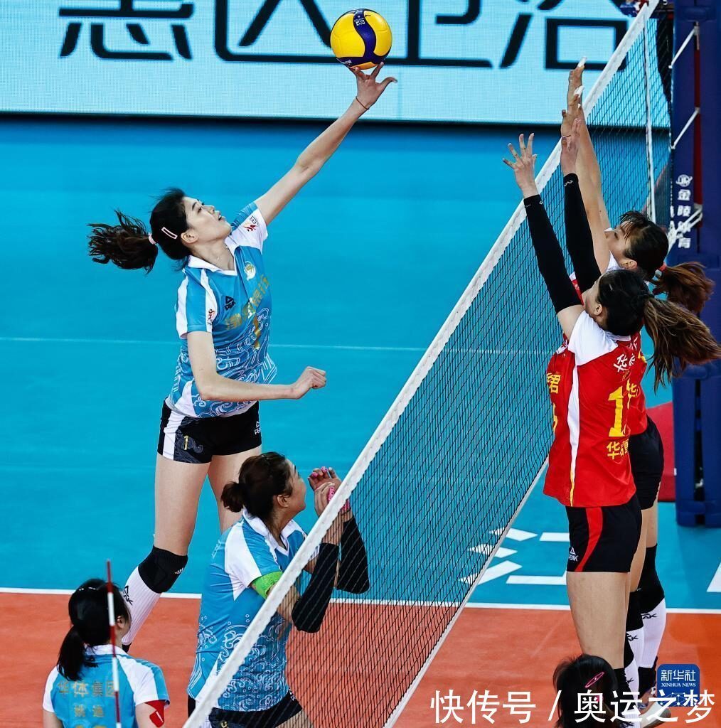 第三阶段|广东江门2021-2022赛季中国女子排球超级联赛,2比0晋级决赛。
