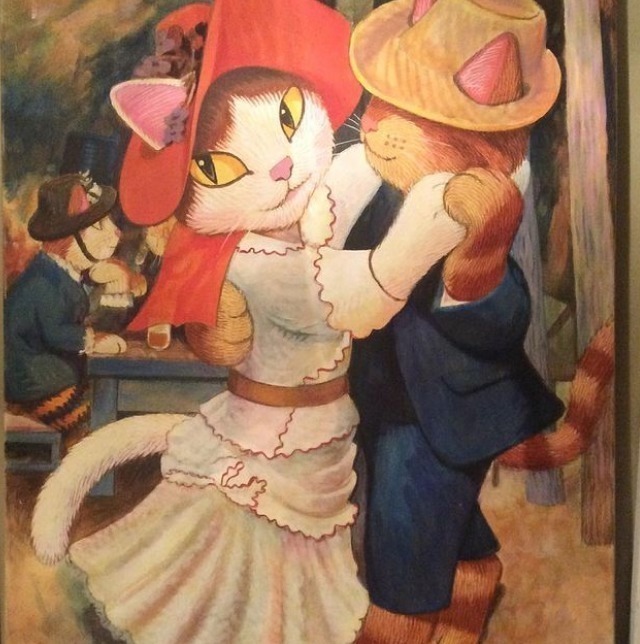 猫咪#艺术家笔下的猫咪“入侵”世界名画,萌到让人尖叫!