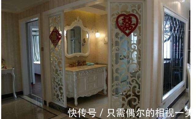 电视柜|晒晒老婆装修的新房,朋友说卧室很新颖,头一次见衣柜这么做