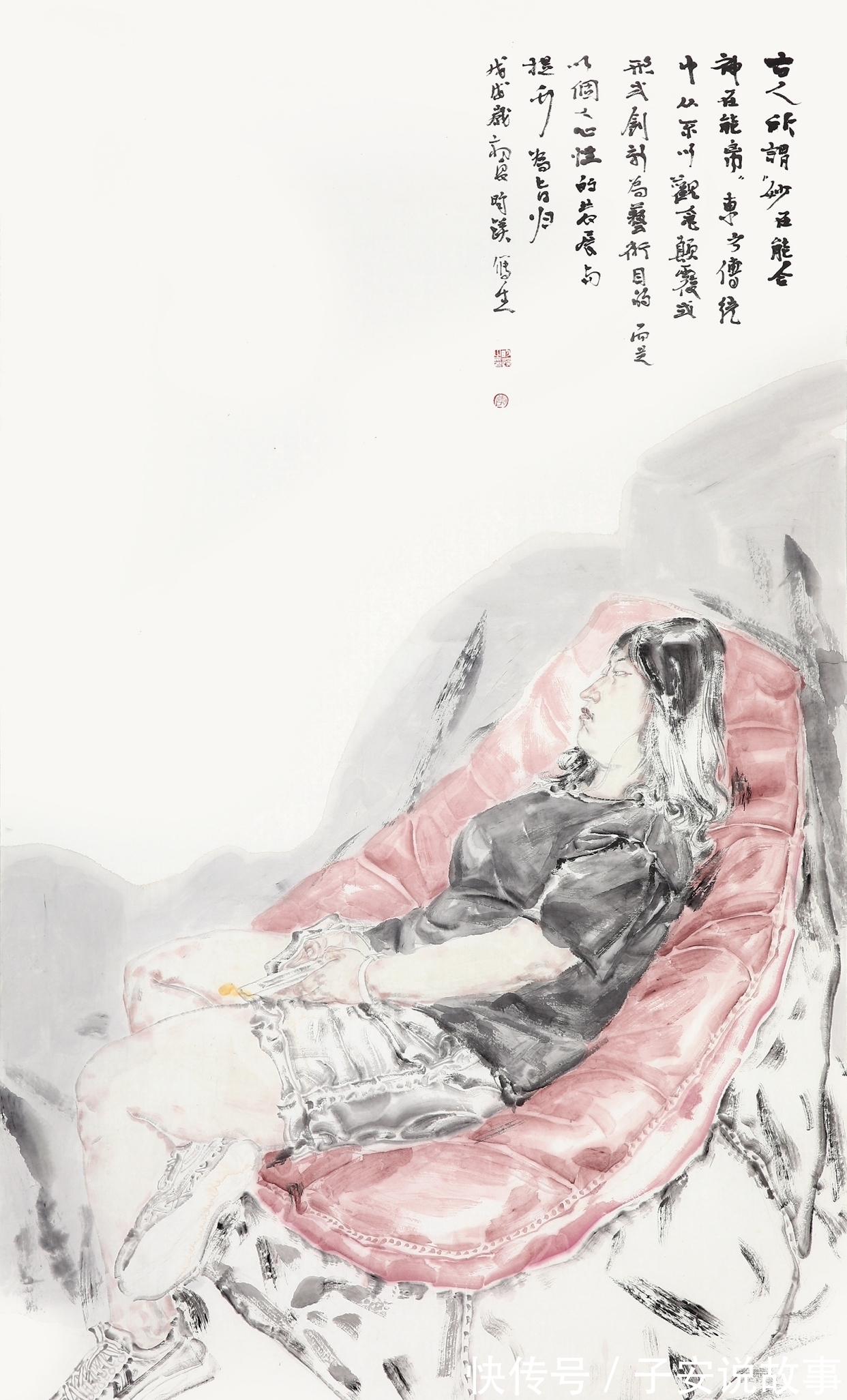 笔墨!「直击书画」李昀蹊,全新笔墨语境下的人物画