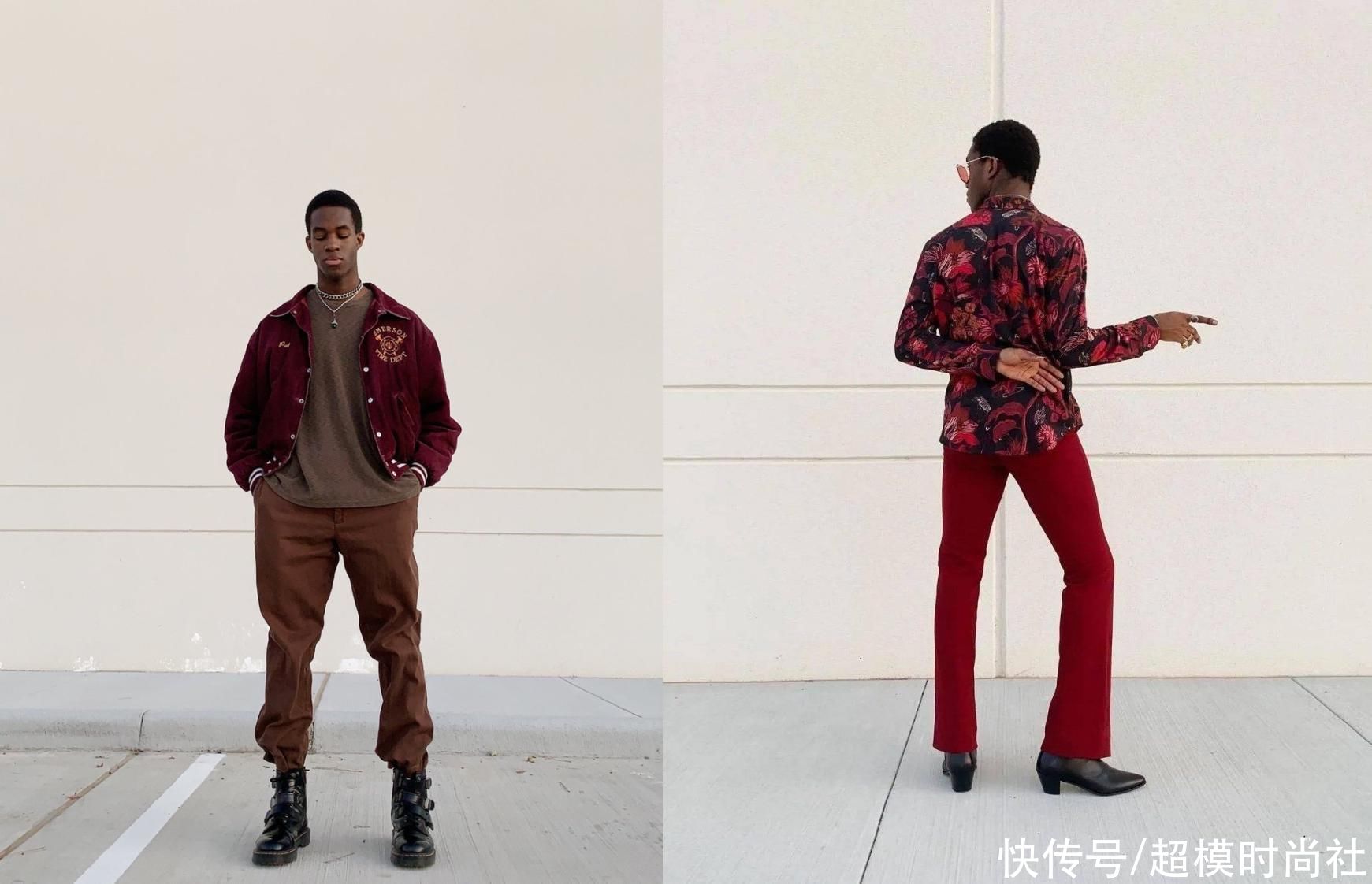时尚模特|黑人时尚模特走红网络，复古时尚风引人注目，还获评最佳着装奖