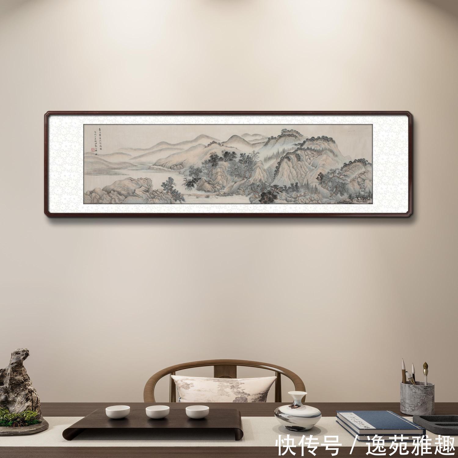 古典#「作品欣赏」山里人的水墨丹青,古典山水传承画家游海作品赏析